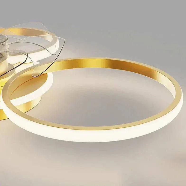 Plafonnier Led Moderne Et Créatif Avec Ventilateur Led - Clowas.fr