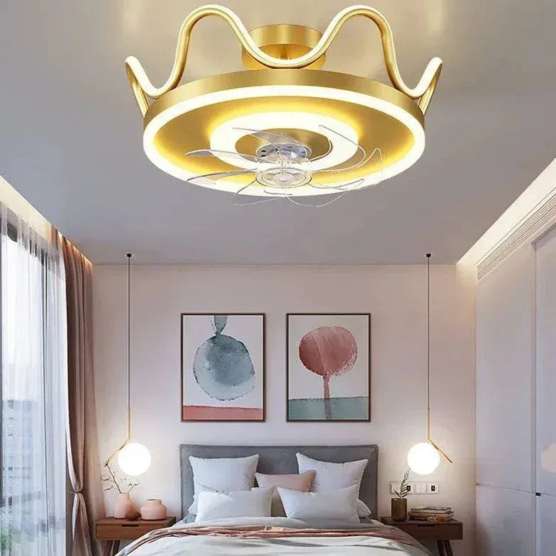 Anneau Lumineux Simple Pour Ventilateur De Chambre À Coucher - Clowas.fr