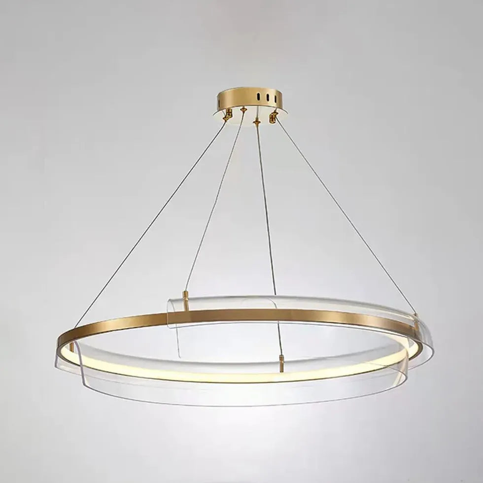 Ring Design Gold Modern Minimalist Pendant Light