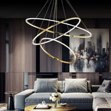 Lustre rond design créatif moderne nordique