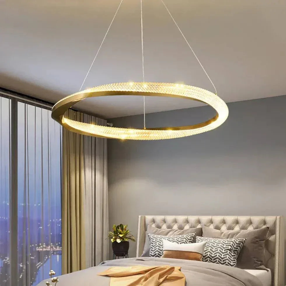 Suspension Led Ronde Moderne Et Luxueuse - Clowas.fr