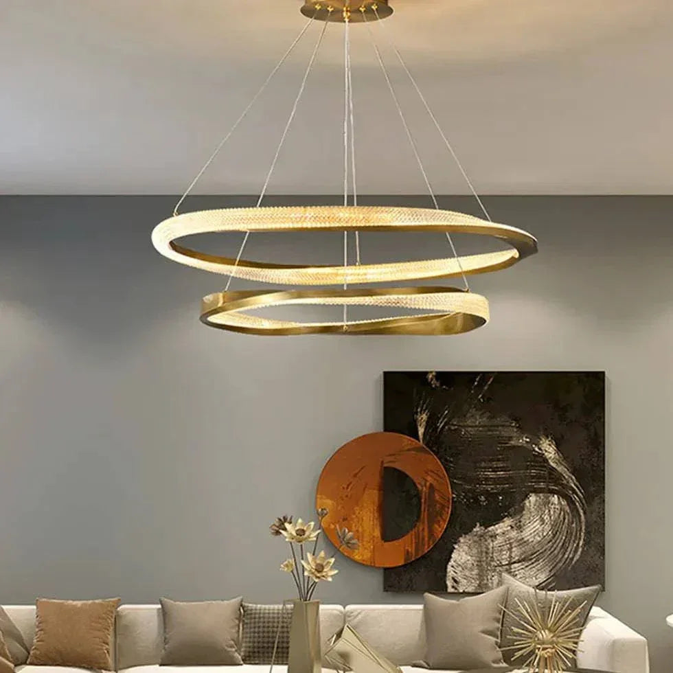Suspension Led Ronde Moderne Et Luxueuse - Clowas.fr