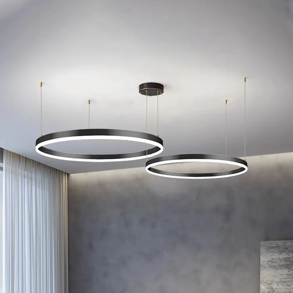 Luminaire suspension circulaire moderne élégant