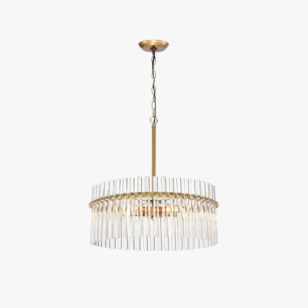 Ring Crystal Gold Living Room Pendant Light