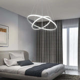 Suspension LED moderne en anneau pour salon