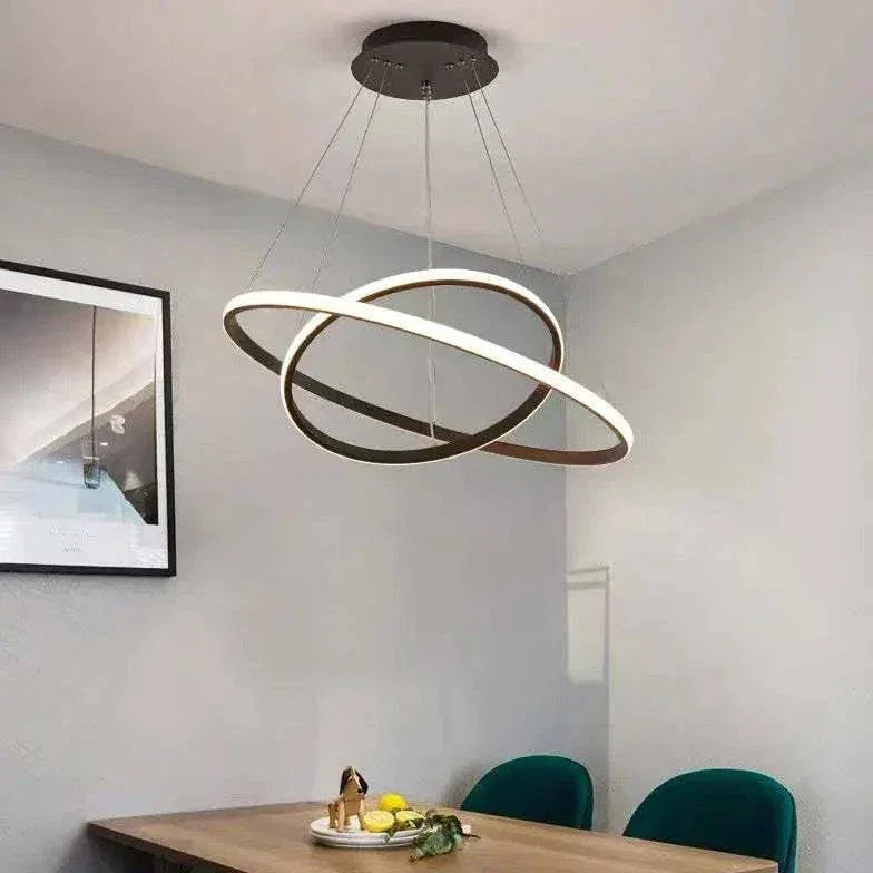 Suspension Led Moderne En Anneau Pour Salon - Clowas.fr