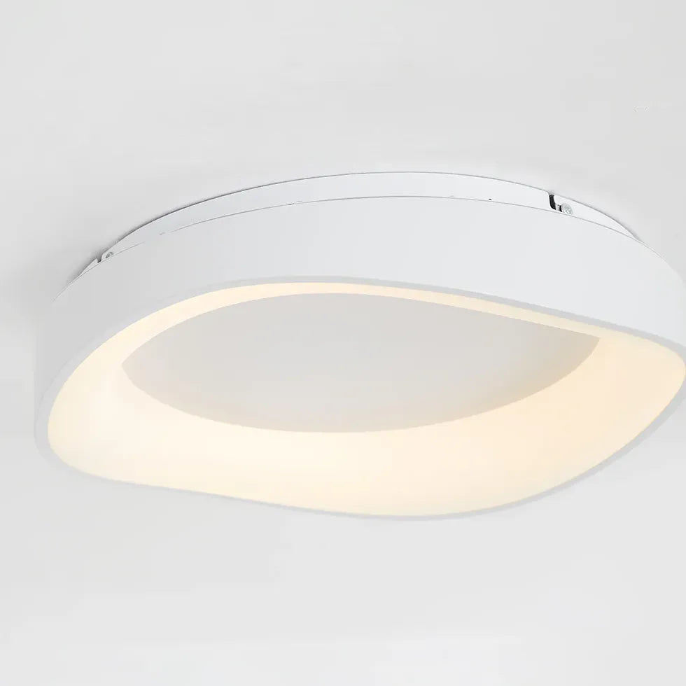 Streamlined Circular Design White LED Ceiling Light