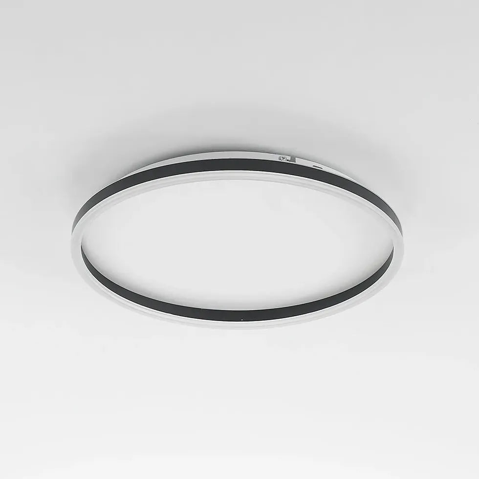 Plafonnier encastré LED rond creux moderne