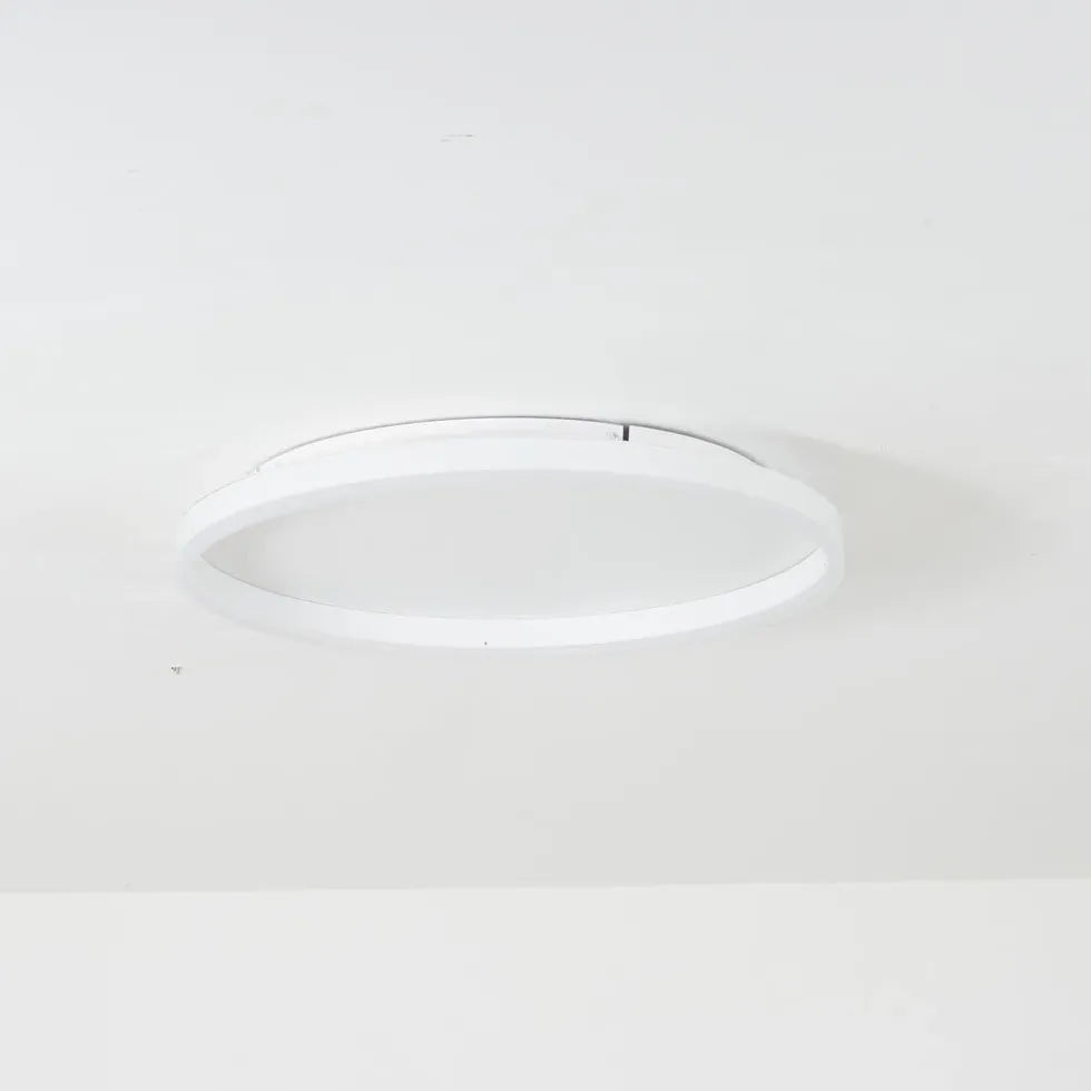 Plafonnier encastré LED rond creux moderne