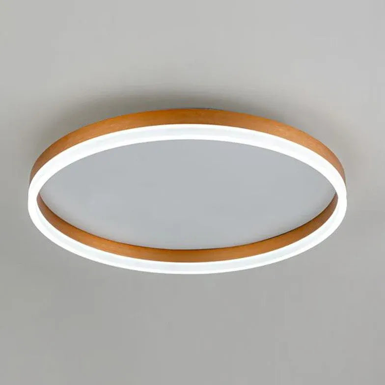 Plafonnier encastré LED rond creux moderne