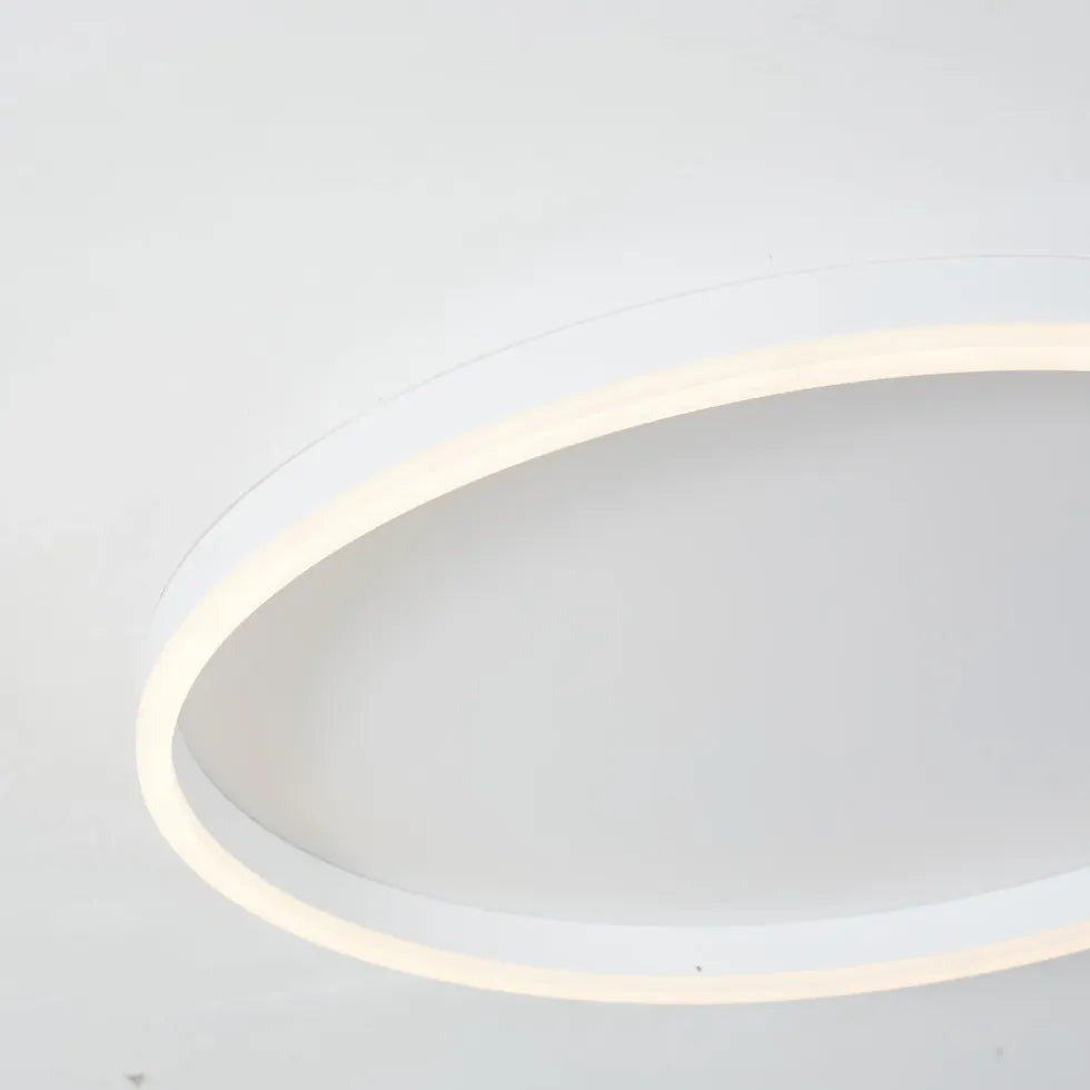 Plafonnier encastré LED rond creux moderne