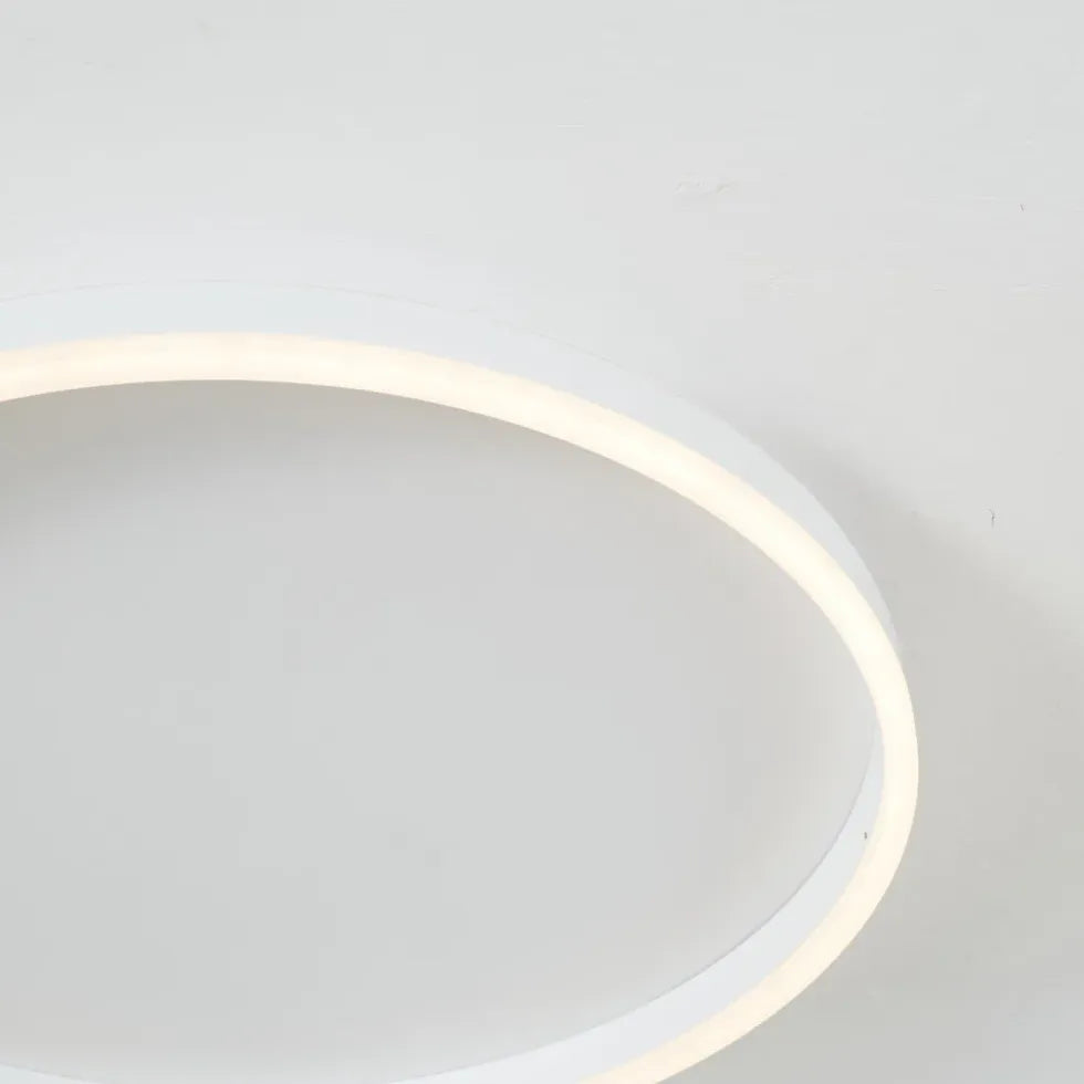 Plafonnier encastré LED rond creux moderne