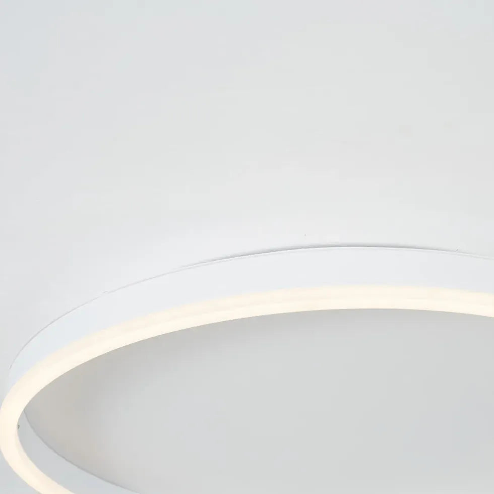 Plafonnier encastré LED rond creux moderne