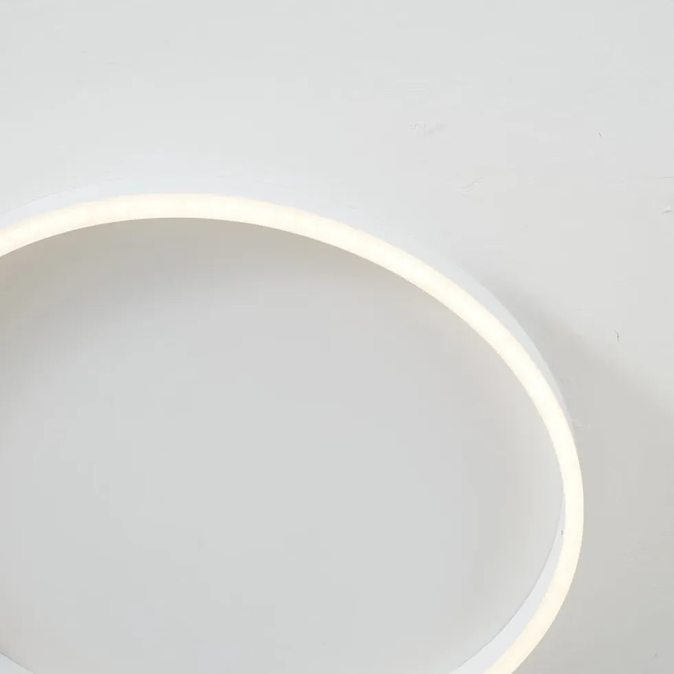 Plafonnier encastré LED rond creux moderne