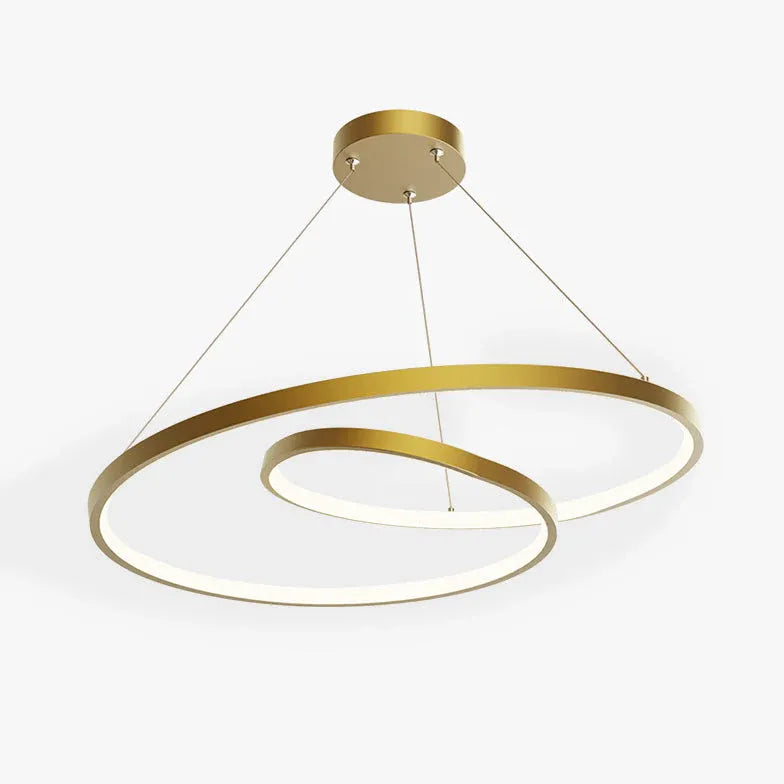 Suspension luminaire en cuivre moderne artistique nordique