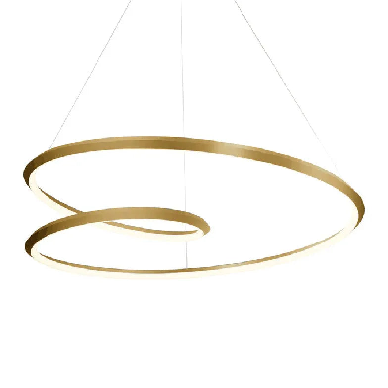 Suspension luminaire en cuivre moderne artistique nordique