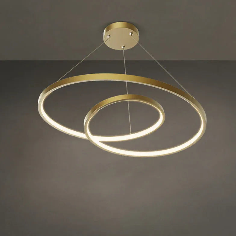 Suspension luminaire en cuivre moderne artistique nordique