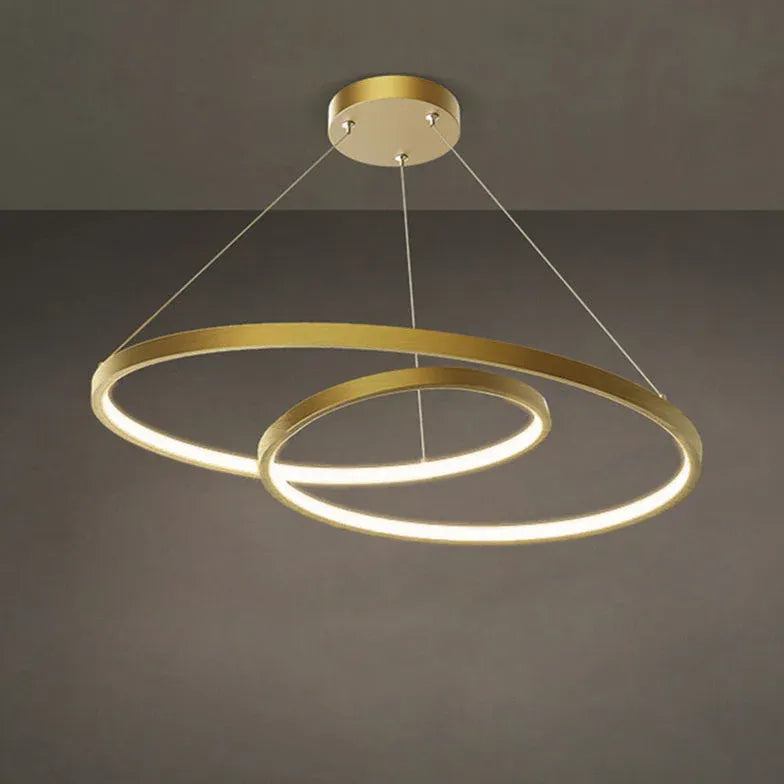 Suspension luminaire en cuivre moderne artistique nordique