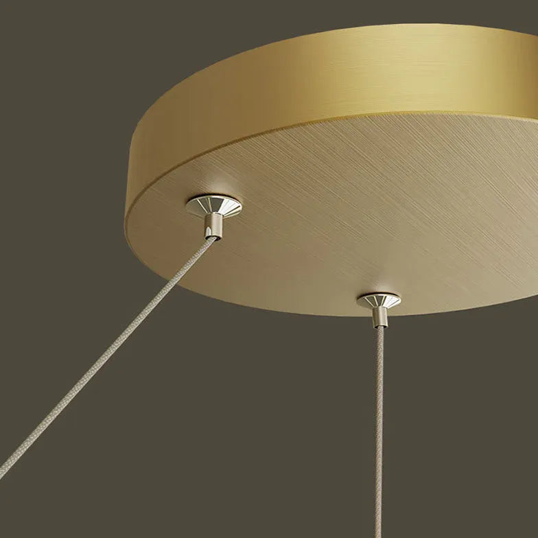 Suspension luminaire en cuivre moderne artistique nordique