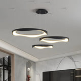 Ring-shaped Metal Acrylic LED Living Room Pendant Light