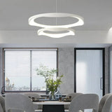 Lustre Rond Noir Créatif Nordique Moderne - Clowas.fr