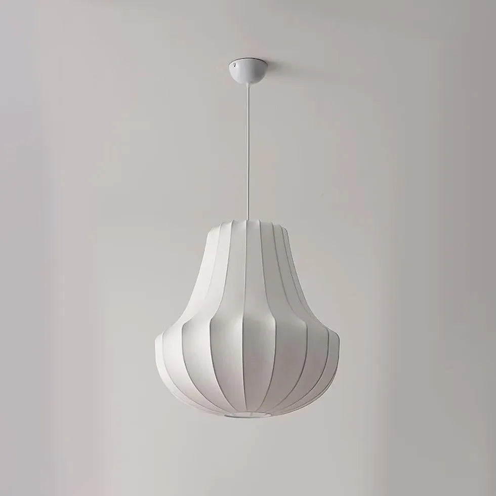 Lustre moderne blanc en fil métallique