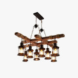 Lustre Industriel En Bois Pour Clôture De Salon - Clowas.fr