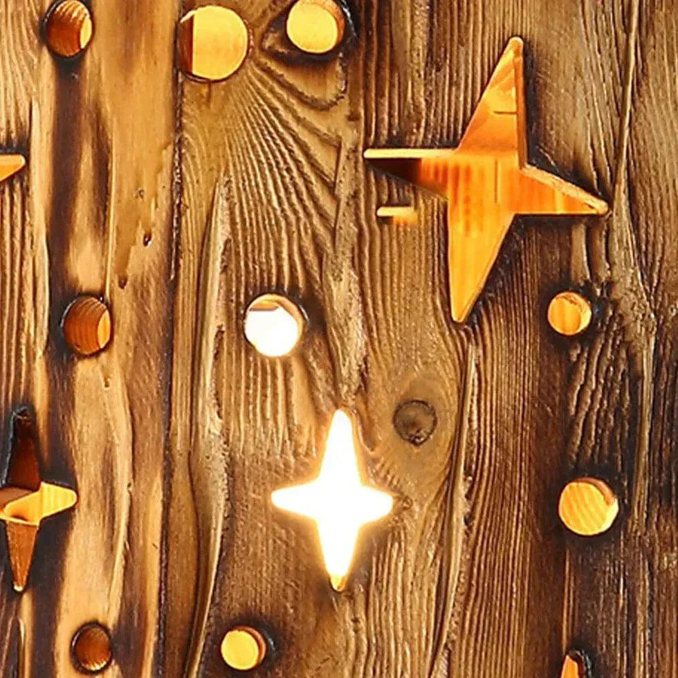 Lampe Suspension Bois Style Vintage Rustique - Clowas.fr