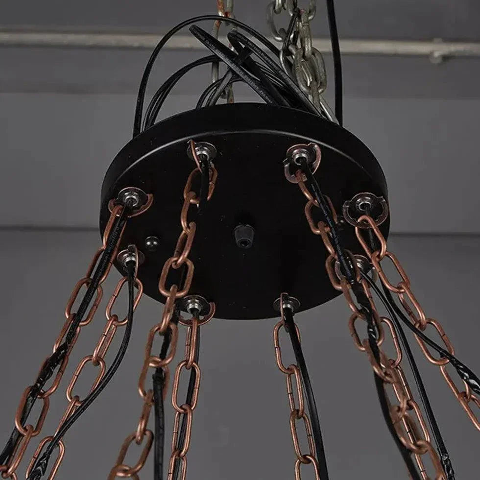 Lustres Bois Design Vintage Créatif - Clowas.fr