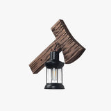 Applique murale luminaire bois style industriel créatif rétro