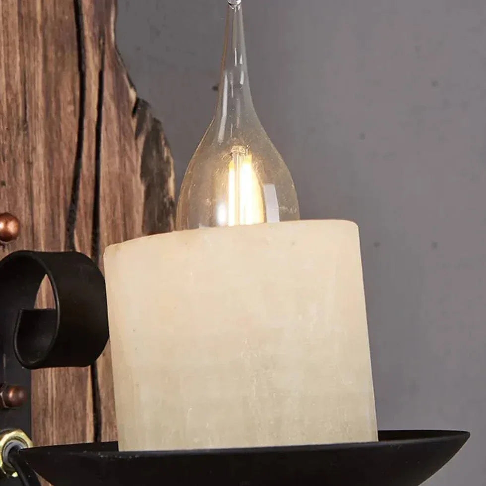 Applique Murale Chambre Bois Style Rétro Rustique - Clowas.fr