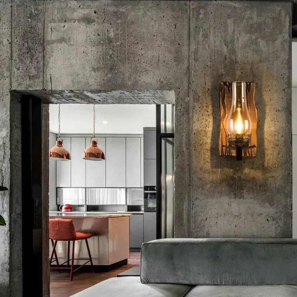 Luminaire Appliques Murales Design Bois Rétro Industriel - Clowas.fr