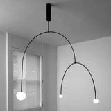 Suspension Décentrée Design Créatif Nordique Moderne - Clowas.fr