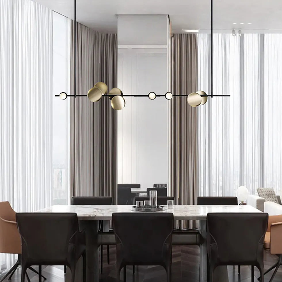 Asymmetric Multi-Sphere Kitchen Pendant Light