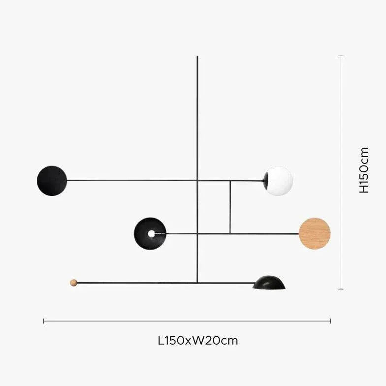Suspension Créative Multi-Têtes Pour Salon - Clowas.fr
