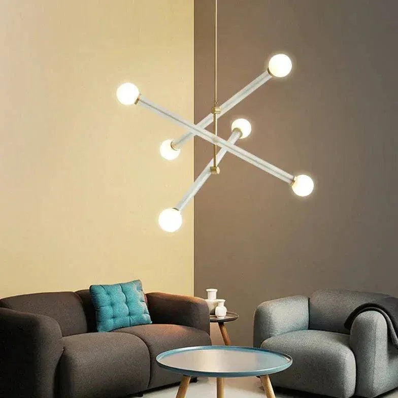 Suspension Métal Blanc Design Moderne Nordique - Clowas.fr