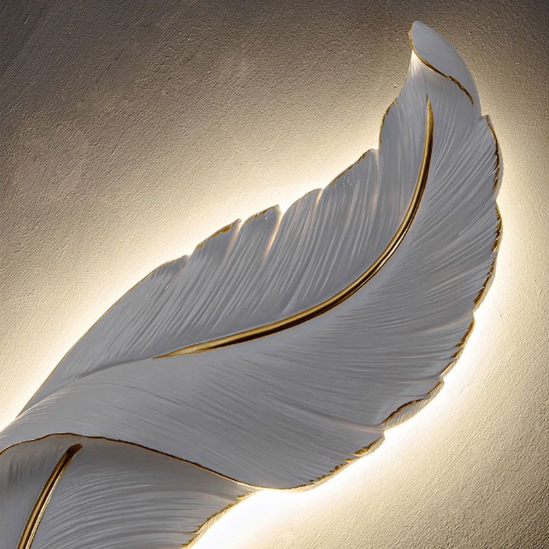 Indoor Lighting Feather Wall Lamps