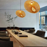 Bamboo Woven Rattan Dining Pendant Pendant Light