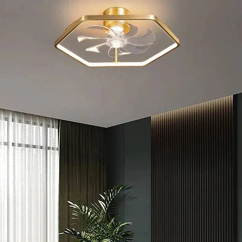 Lampe De Ventilateur En Cristal De Luxe Moderne - Clowas.fr