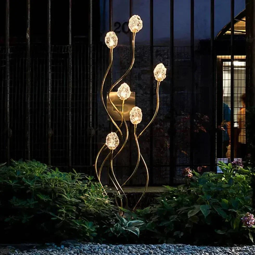 Lampadaire D'Extérieur Jardin Led Décoratif Étanche - Clowas.fr