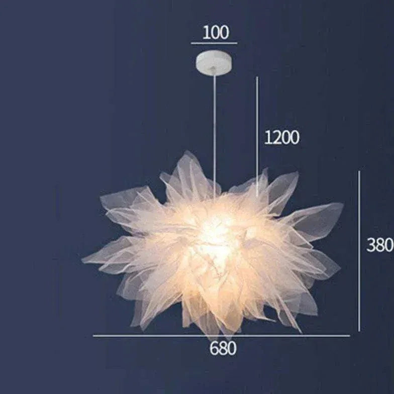 Suspension Luminaire En Tissu Nordique Moderne Créatif - Clowas.fr