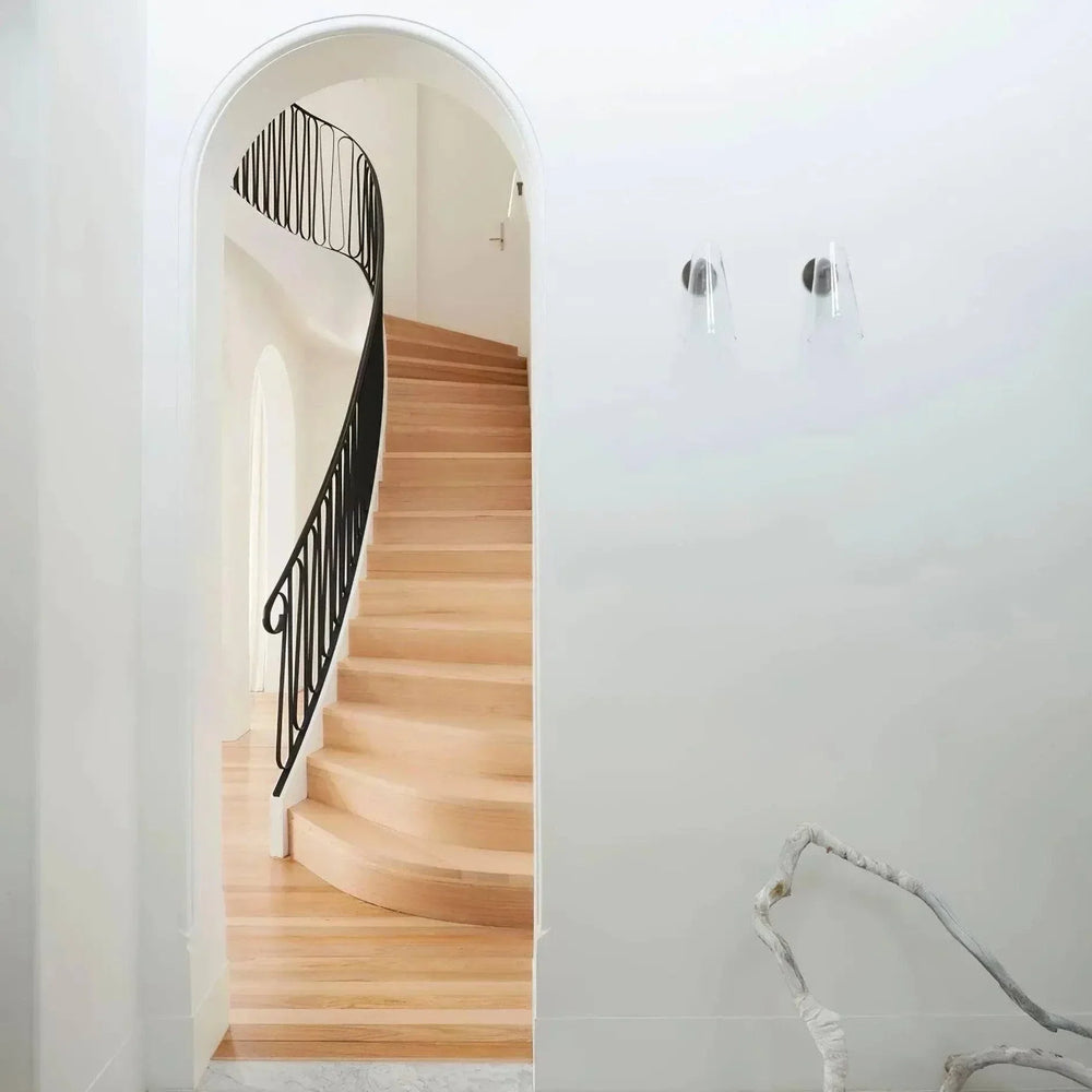 Applique De Salle De Bain En Verre Conique - Clowas.fr