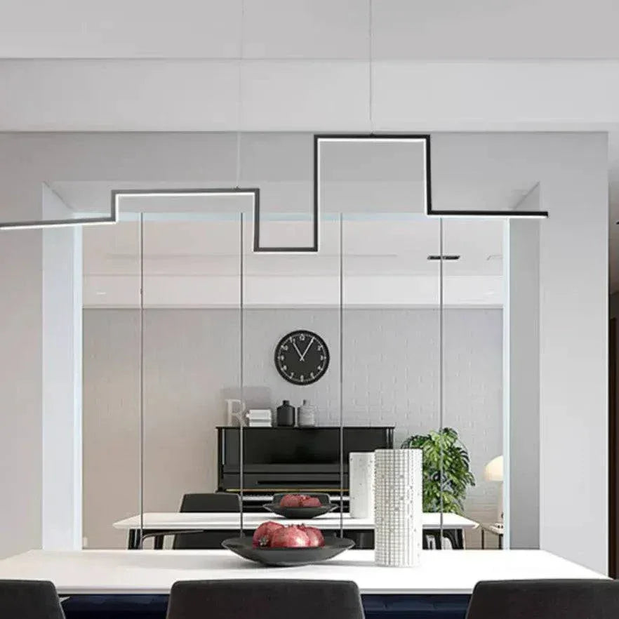 Suspension Fer Forgé Moderne Minimaliste Barre - Clowas.fr