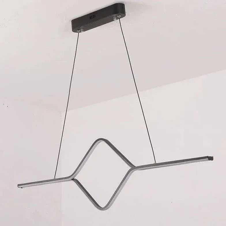 Suspension Led Linéaire Minimaliste Pour Salon - Clowas.fr