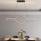 Wave-shaped Streamlined LED Pendant Light