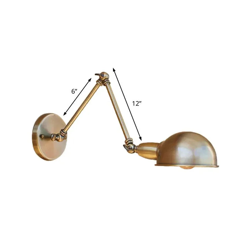 Semi Spherical Adjustable Industrial Wall Lights