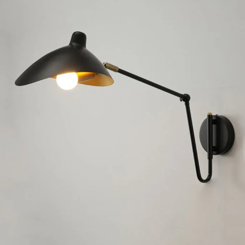 Lampe pour accrocher au lit long bras moderne