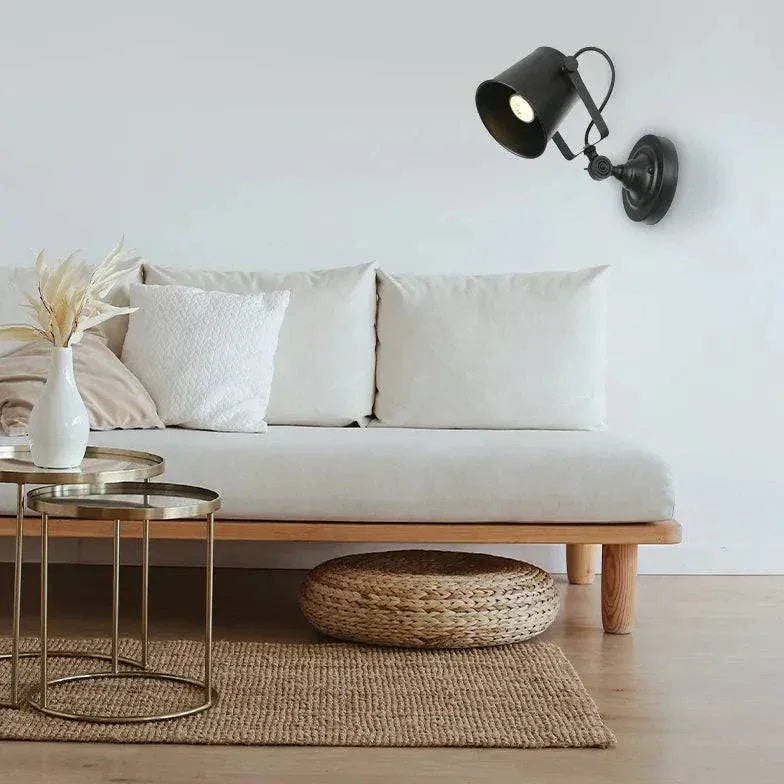 Lampe Mural Avec Interrupteur Industrielle Créative Ajustable - Clowas.fr