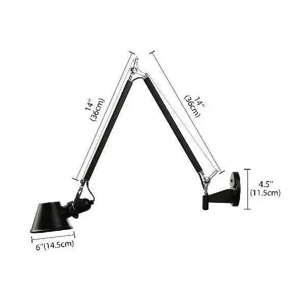 Liseuses Lampes Luminaire Métallique À Bras Réglable - Clowas.fr