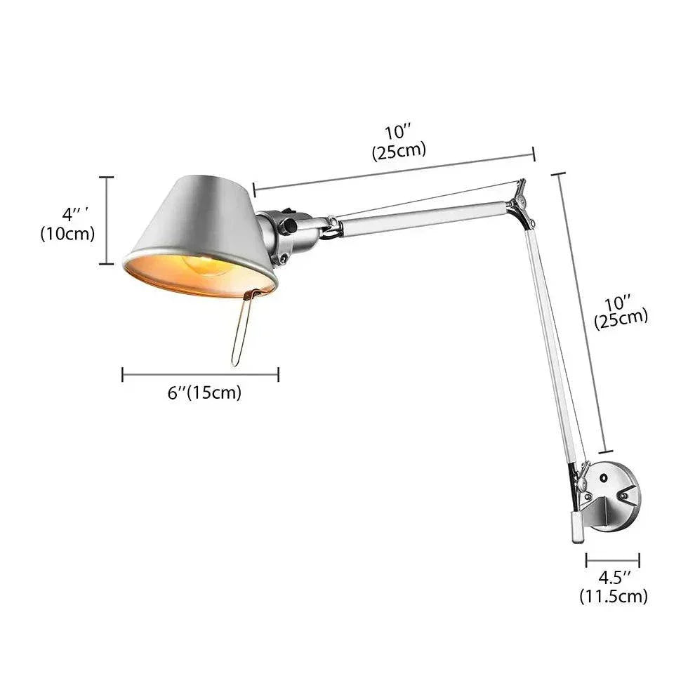 Liseuses Lampes Luminaire Métallique À Bras Réglable - Clowas.fr